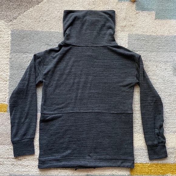 UNTIL 6/20! Roots Cowl Neck Pullover Charcoal Gray - Picture 6 of 10